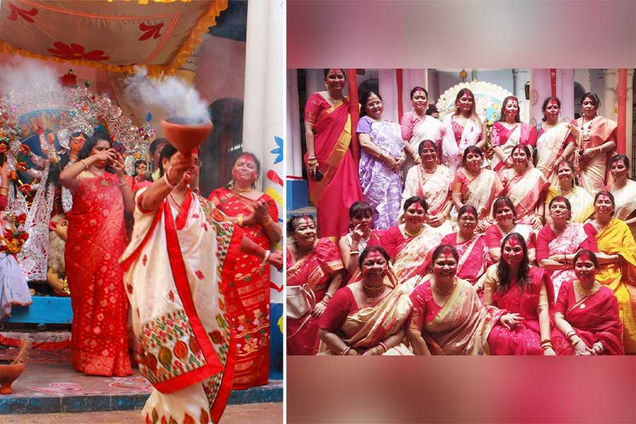 After being performed for almost 150 years in Jessore’s Kalia, which went to Pakistan following the 1947 Partition, the family puja finally moved to Calcutta in 1967