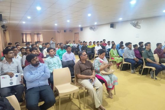 Students, trainers and faculties attended the inauguration ceremony.