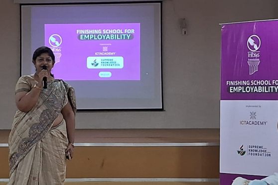 Dr Tripti Guin Biswas addressed the audience.