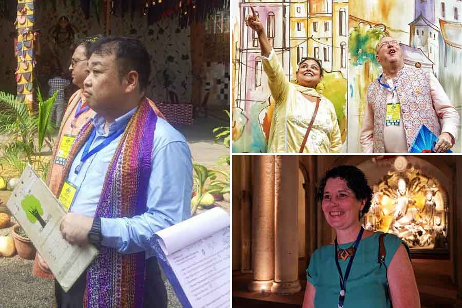 (Clockwise) Judges like the Japanese deputy consul general Yamasaki Matsutaro, British deputy high commissioner Andrew Fleming and US consul general in Kolkata Kathy-Giles-Diaz were a part of the selection process