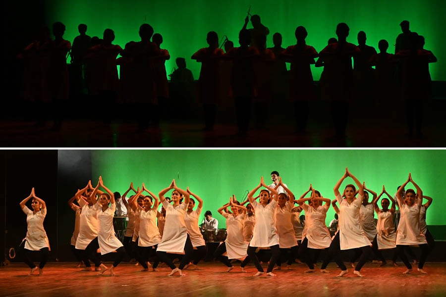 The choreography of Upakram was formulated by Tanusree Shankar herself