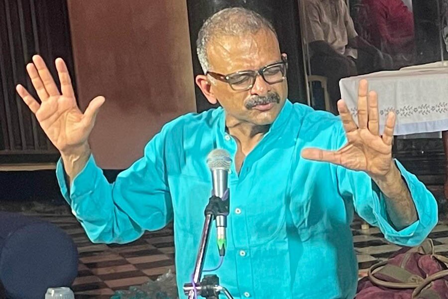 TM Krishna in full flow