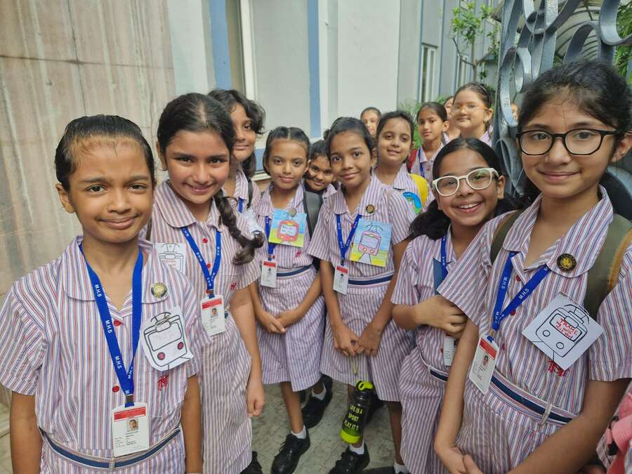 As students boarded the iconic trams from the front of their school, sporting self-made badges ‘Trams We Will Miss You’ with the doodle of a tram, they were transported back into the bygone era when the electric carriages were the heartbeat of the city’s transportation network
