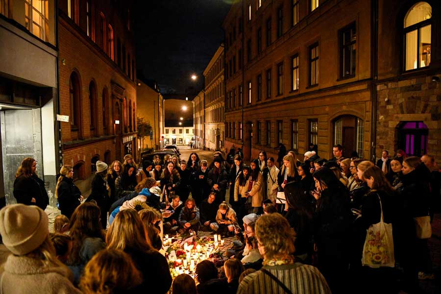 Memorial for Liam Payne in Stockholm