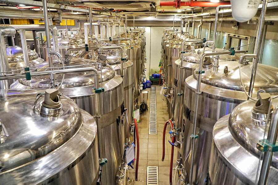 At the microbrewery in Topsia, 2,500-2,700 bottles are filled and readied in an hour