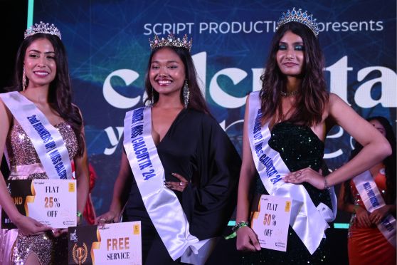 One of the most anticipated events of the day, Miss Calcutta, shone a light on Kolkata’s aspiring young models and beauty queens. 