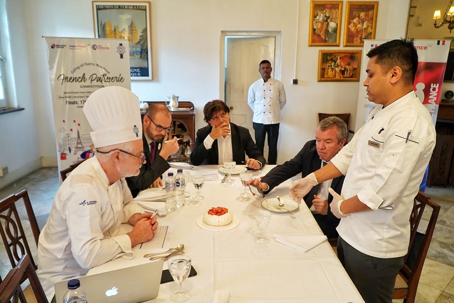 Le Cordon Bleu Gurugram School and the French Embassy in India toured Kolkata, Bengaluru, Delhi, Mumbai and Puducherry to hunt for talented pastry chefs for the French Patisserie Competition, the finale of which will be held in the capital of India. The grand prize? A trip to Paris to experience the best of confection making