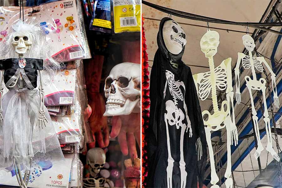 All things skeleton at Mirza Ghalib Street