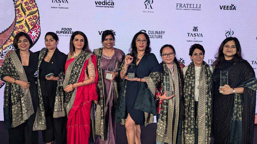 Nine wow women featured on the Food Superstars 2024 list: (L-R) Amninder Sandhu, Niyati Rao, Nooresha Kably, Shri Bala, Doma Wang, Seefah Ketchaiyo, Vanshika Bhatia and (not in picture) Pooja Dhingra 