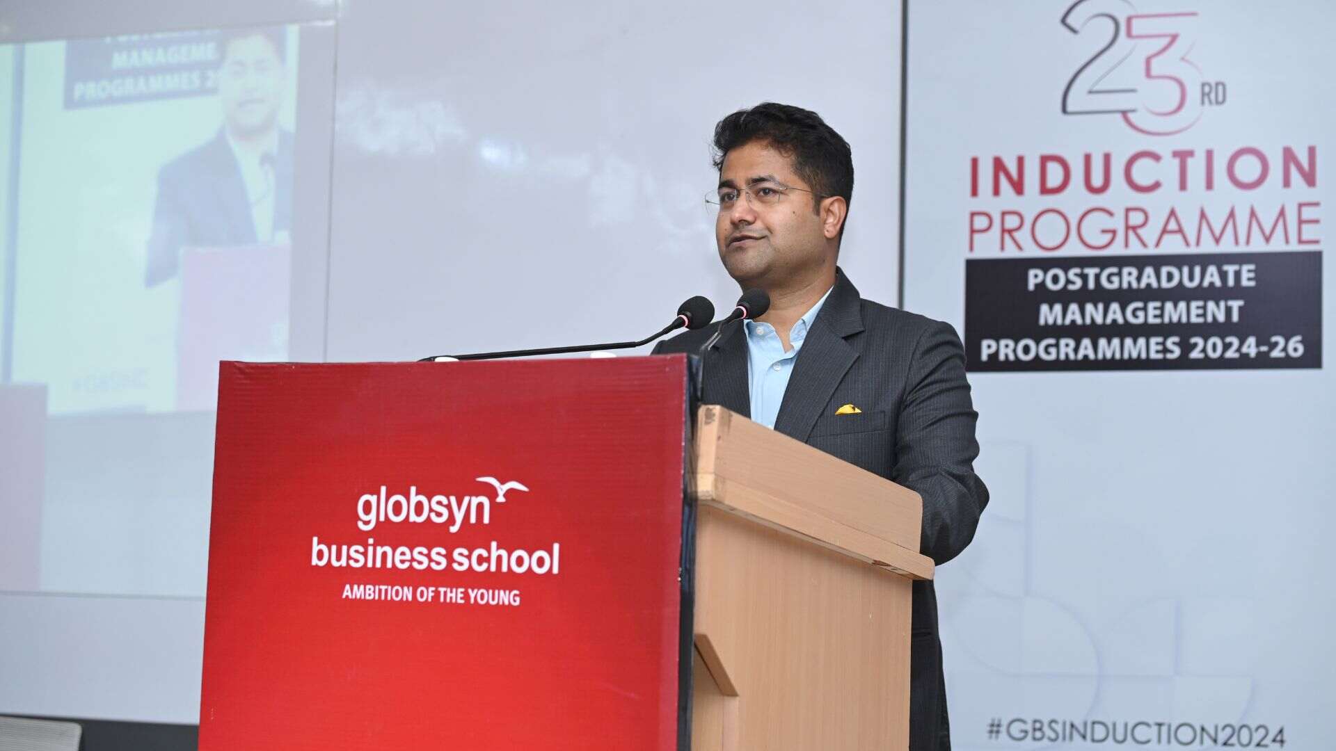 Rahul Dasgupta, Director & Trustee, GBS, declared the 23rd Induction Programme open.