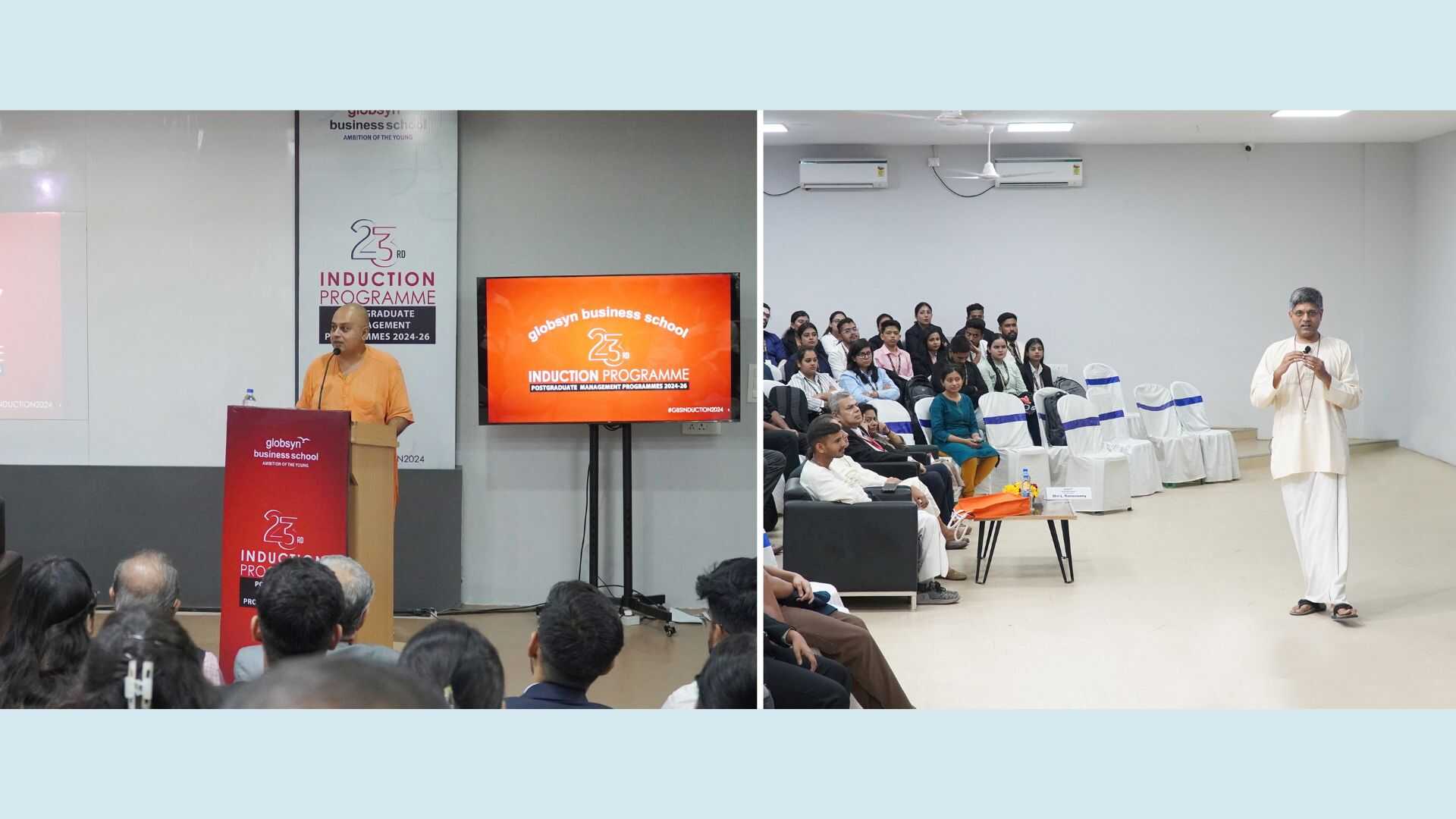 Swami Vedatitananda, Correspondent, Ramakrishna Mission Shilpamandira, Belur Math; and Shri L Ramaswamy, Executive Trustee, Vedanta Institute, Kolkata, graced the occasion and shared their priceless insights 