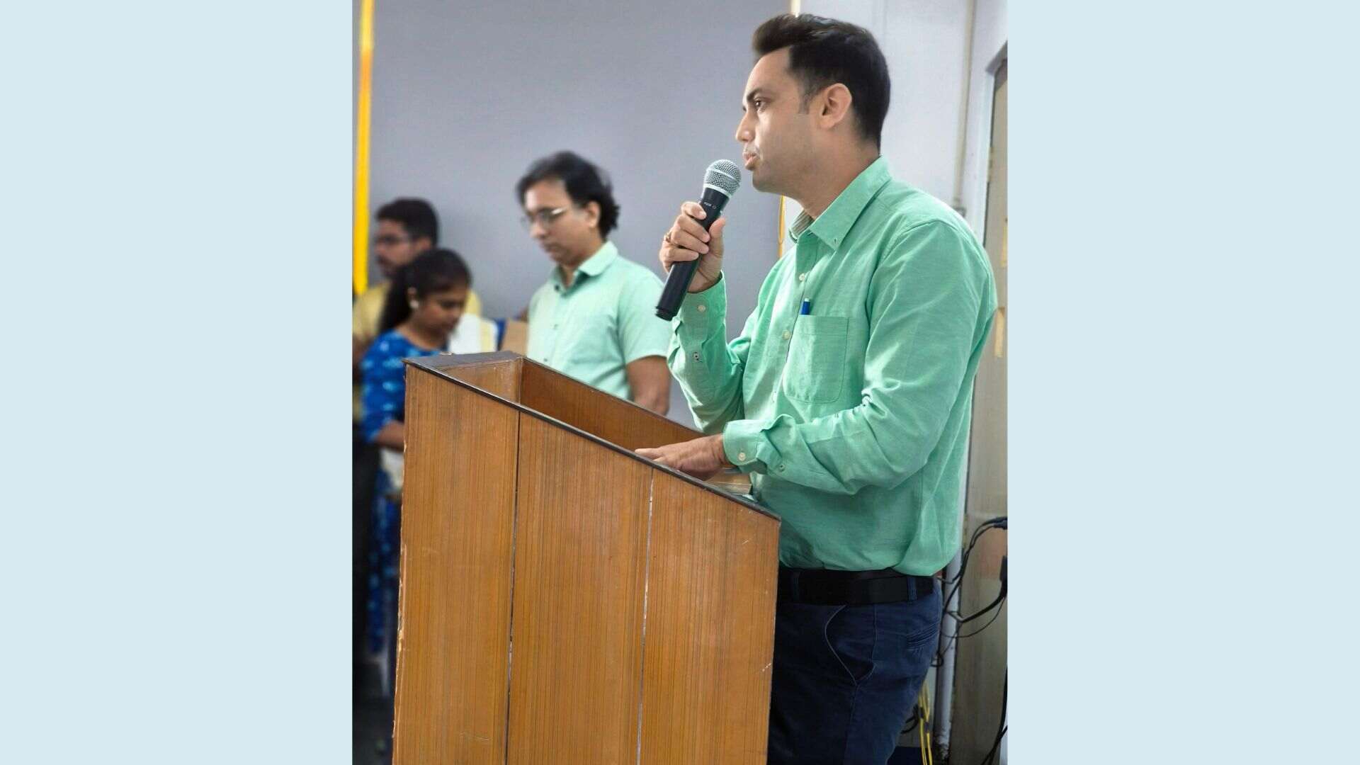 Subhasis Chakraborty, Junior Engineer, WEBSETCL, addressed the keynote address.