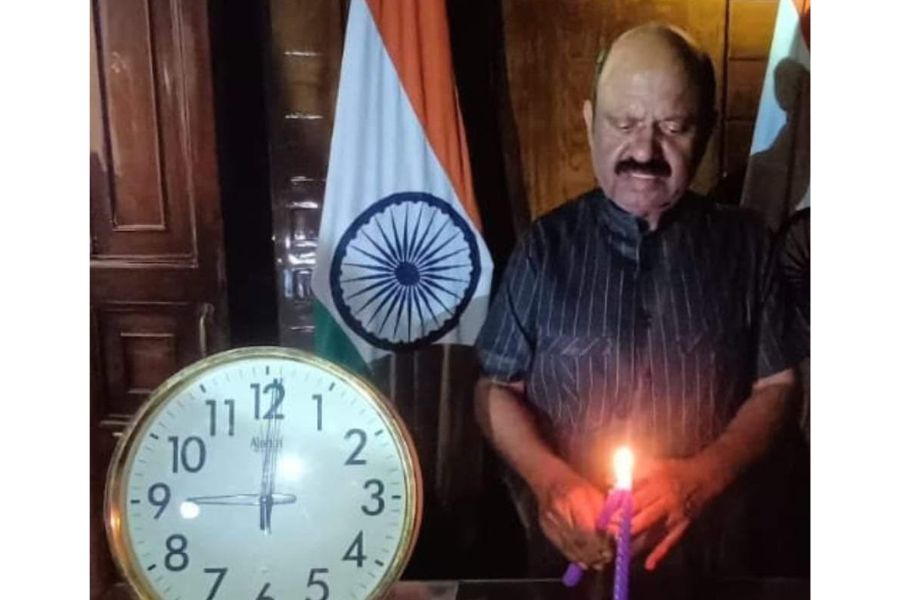 C. V. Ananda Bose at Raj Bhawan