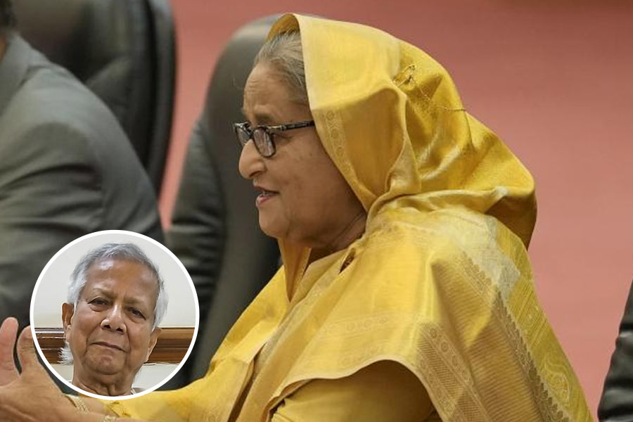 Muhammad Yunus, Chief Adviser of Bangladesh interim government, during an interview to PTI.