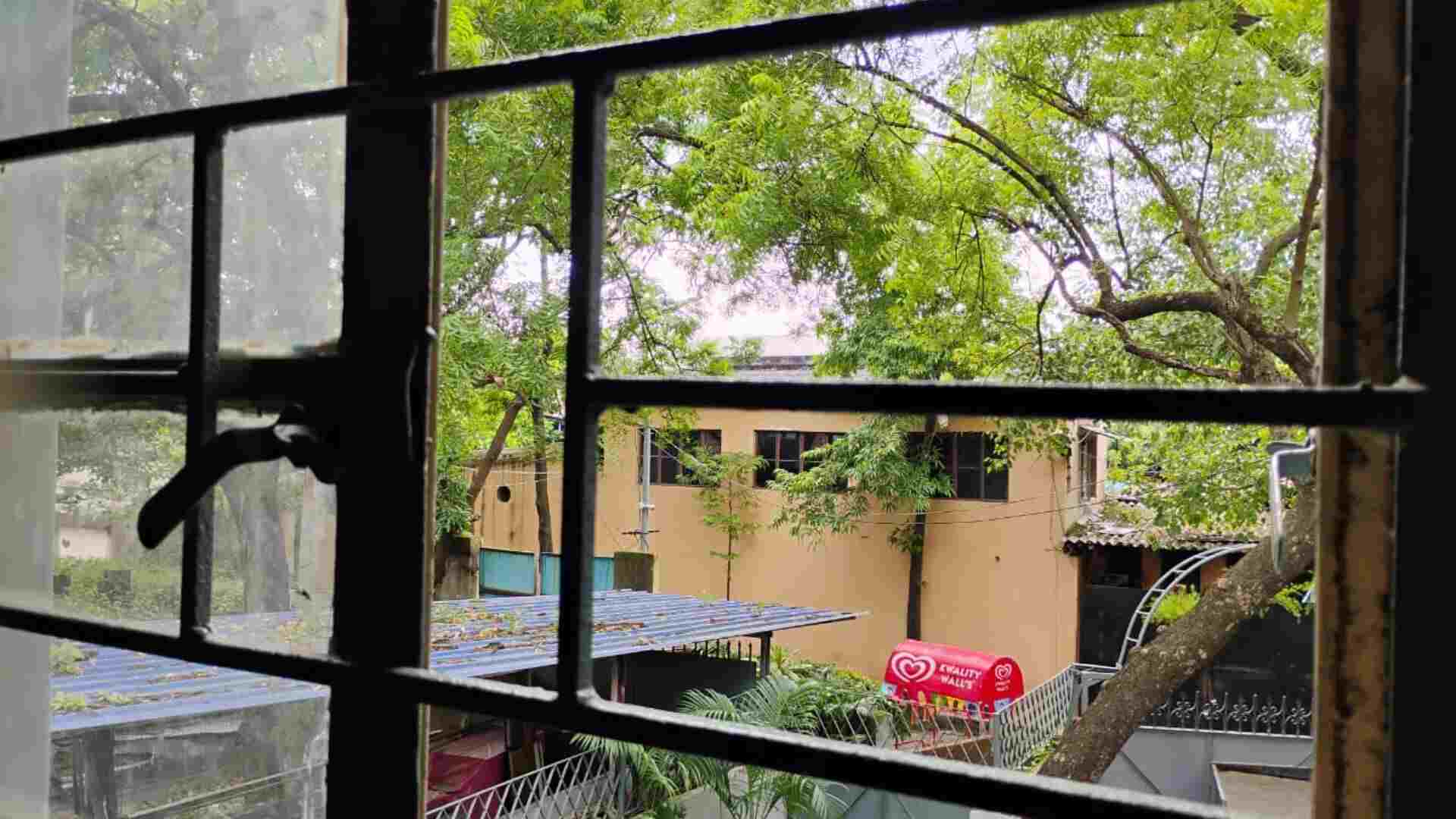 The window of epiphany at Akshar School, Kolkata.