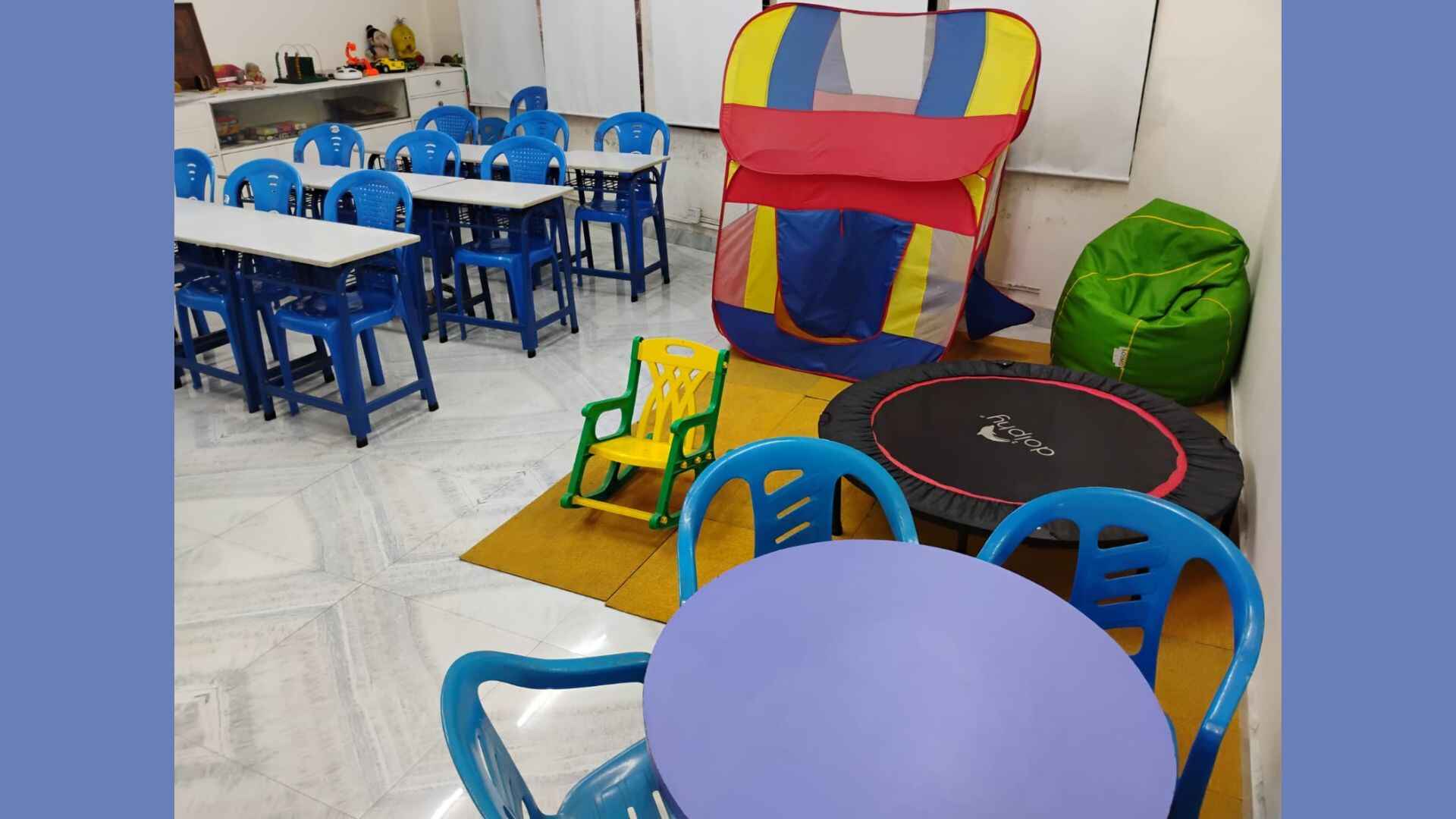 A Resource Room at Apeejay School, Park Street, where children with special needs are tended to by the Special Educators.