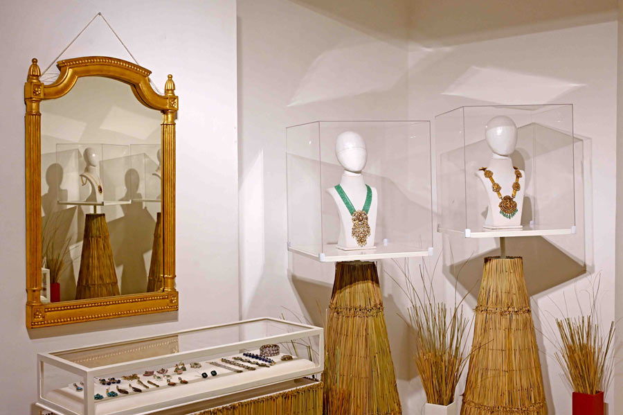 The Mireya Jewels exhibit on display