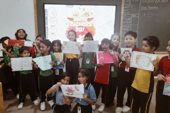 Students expressed their gratitude and appreciation for the facilitators through their amazing performances. Teachers enjoyed the performances on dance , music, instrumental, skit and speech. There was also a cake cutting ceremony and the classrooms were wonderfully decorated. 