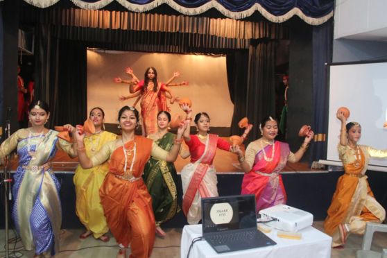 Students of South Point High School celebrated Teachers' Day with a creatively choreographed presentation on the theme of women's strength and emancipation. 