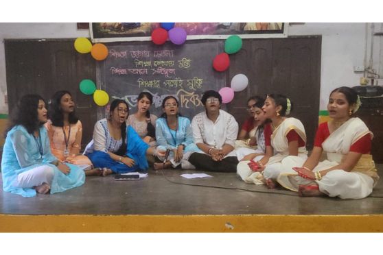 The Teachers' Day has been observed in United Missionary Girls' High School (HS) with much zeal and grandeur. Students from class V to XII  organised a very nice cultural programme. They presented speeches and a variety of dances, songs, recitation, and drama.