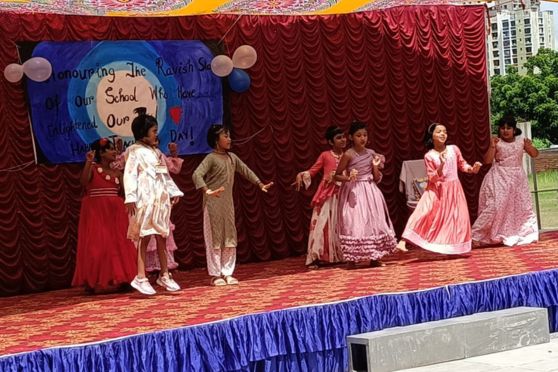 The program started with the Principal Mrs. Jayeeta Chakravarti delivering an enlightened speech followed by various cultural decorations and lively performances by the students.