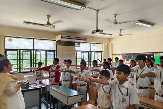 This Teacher's Day we at DPS Newtown decided to go beyond our usual celebration. We along with our students pledged to Be the Voice for the Voiceless