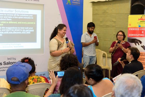 Salony Priya's insightful talk was followed by an interactive Q&A session, where parents candidly expressed their concerns.