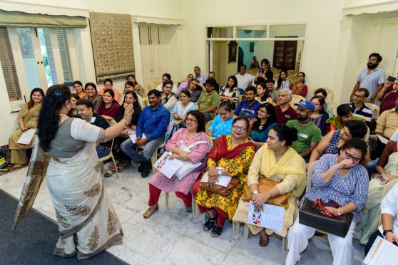 Parents were guided on tackling real life scenarios through group discussions. 