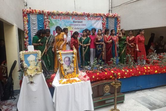 Kalyani Public School, Barasat celebrated Teachers Day on September 5. The programme was organised by the Students Council. The students performed brilliantly for their Teachers .The retired Teachers were present as special Guests and felicitated for their contribution to the school and society.