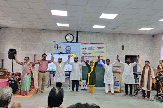 This year, Teacher’s Day was observed on a meaningful tone in the aftermath of the recent incident and the prevailing times of the city. A short cultural programme was put up by the teachers of the school to express solidarity and gratitude to the entire Teaching Fraternity