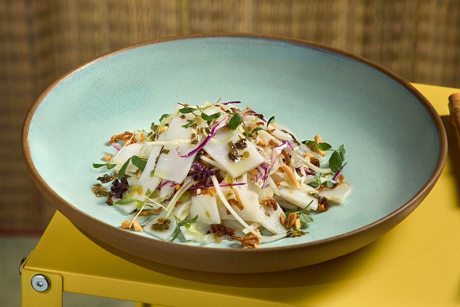 The Steamed Rice Tofu Salad