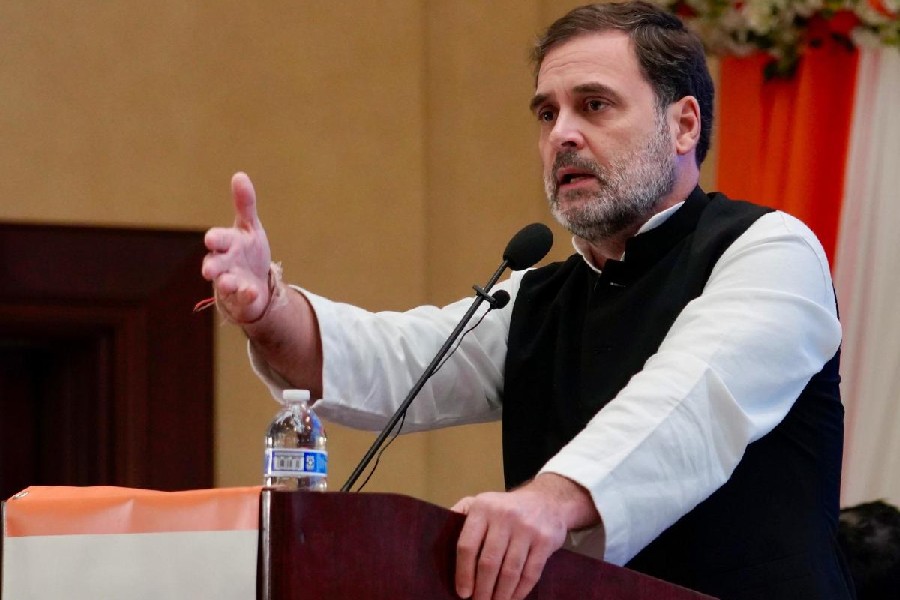LoP in Lok Sabha and Congress MP Rahul Gandhi addresses the Indian Diaspora, in Washington DC, USA, Tuesday, Sept 10, 2024.