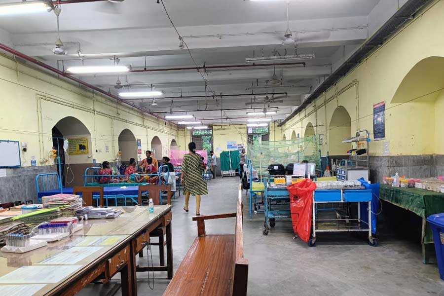 Female ward of Calcutta Medical College 