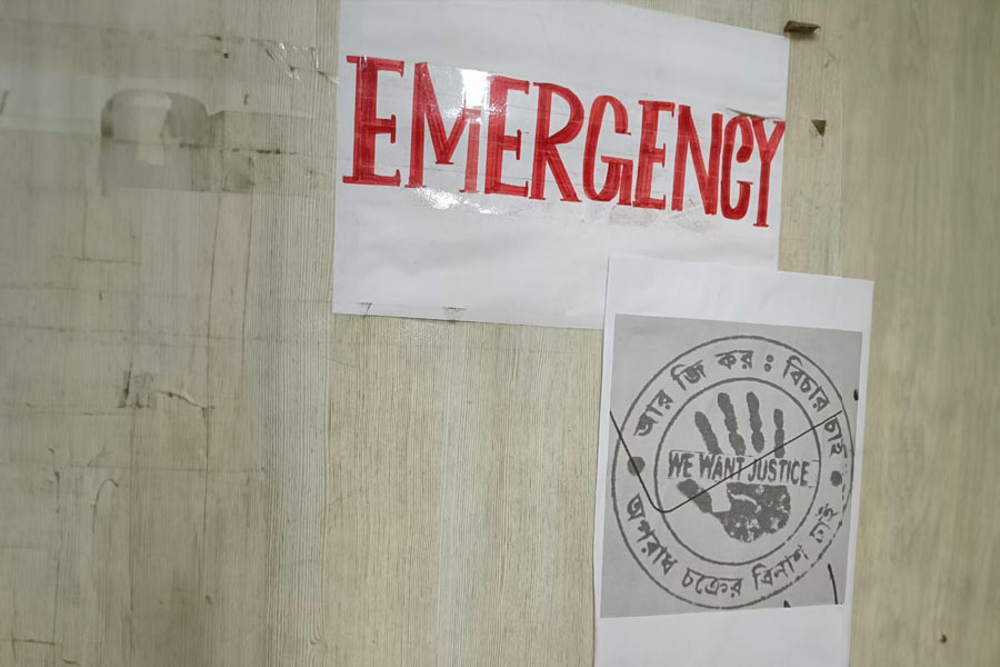 Emergency department of Calcutta Medical College 