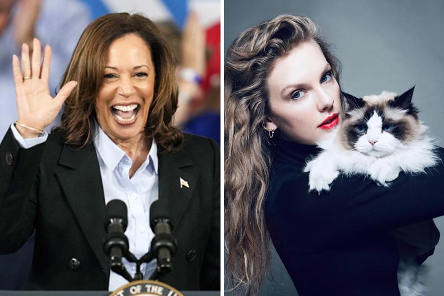 Kamala Harris and Taylor Swift.