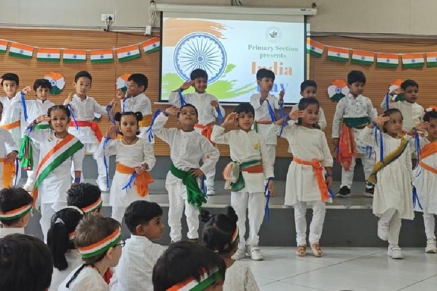 Independence Day celebration at Calcutta International School