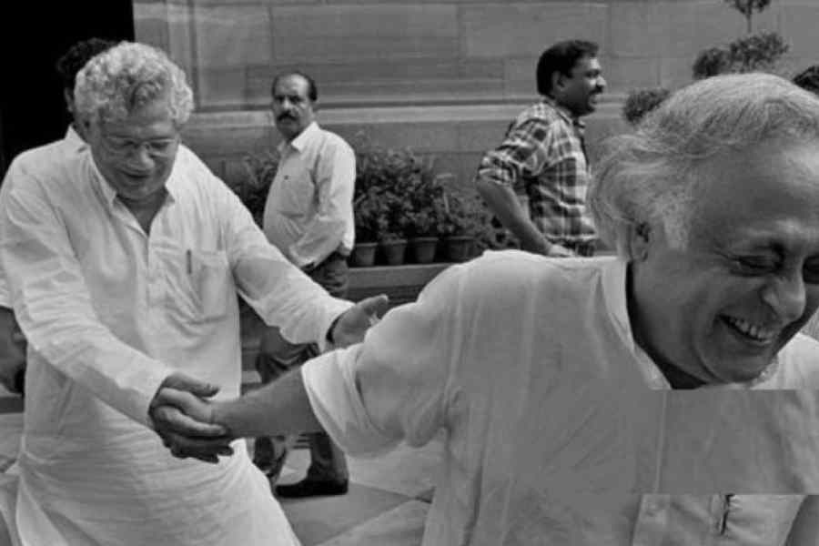 The fabled Jairam-Sitaram duo in the Rajya Sabha.