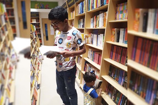 Angikar with his younger brother