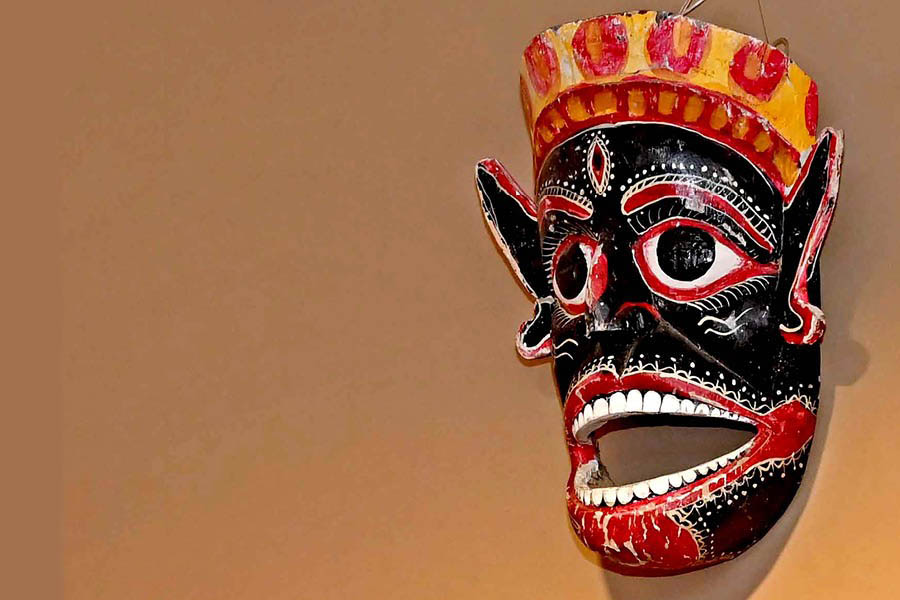 A tribal mask from North Bengal