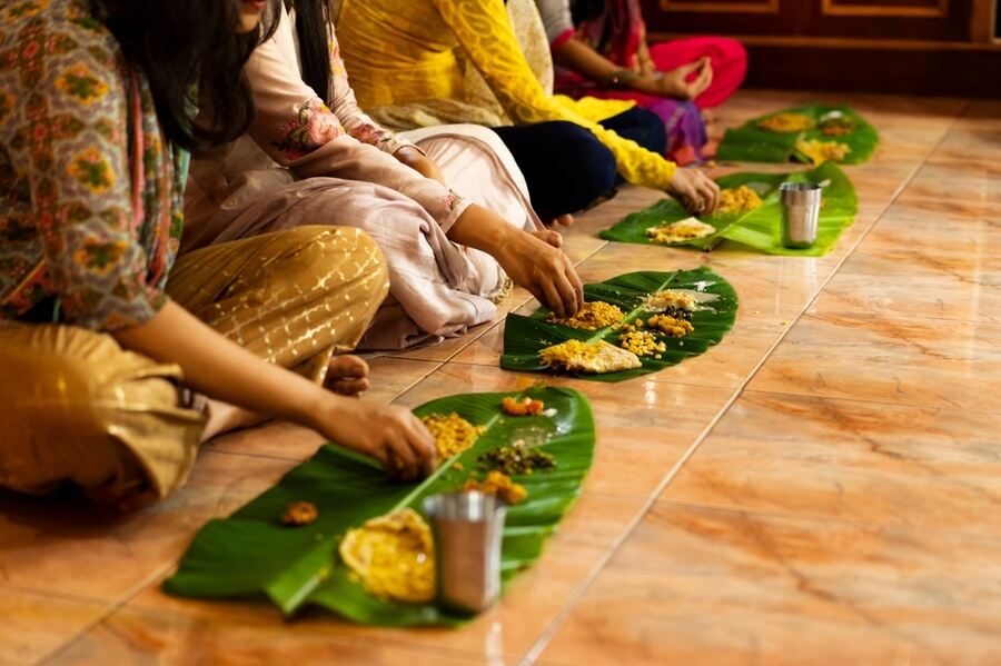 Eating and cooking a traditonal Onam 'sadya' has been part of the chef-author's life since childhood