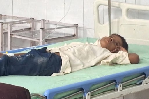  A child who survived a wolf attack being treated at a hospital, in Bahraich district, Uttar Pradesh, Monday, Sept. 16, 2024