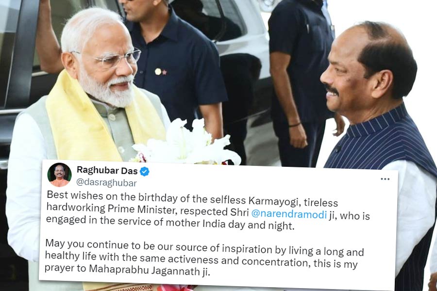 PM Narendra Modi with Raghubar Das