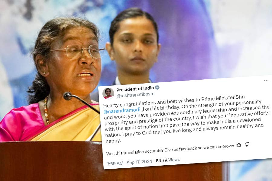 President Droupadi Murmu