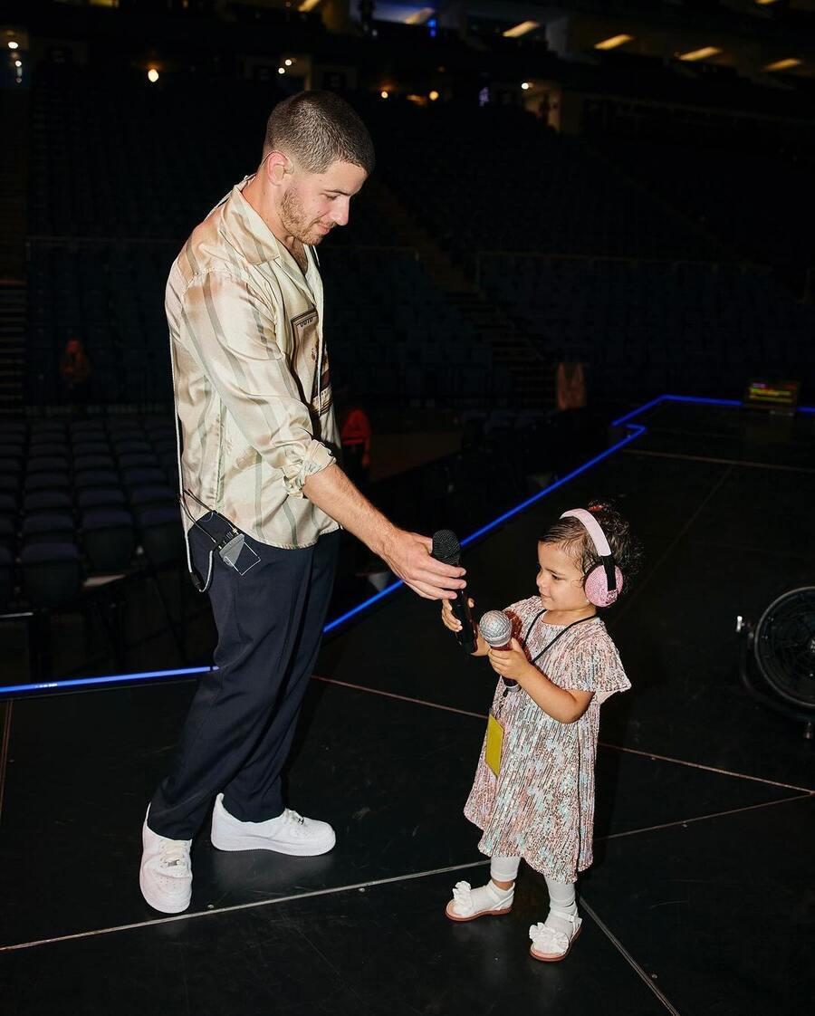 Nick and Malti were caught in a candid moment on stage. “Thank you for all the love yesterday… Couldn’t have asked for a better start to 32,” the singer-actor, who recently starred in The Good Half, captioned the pictures.