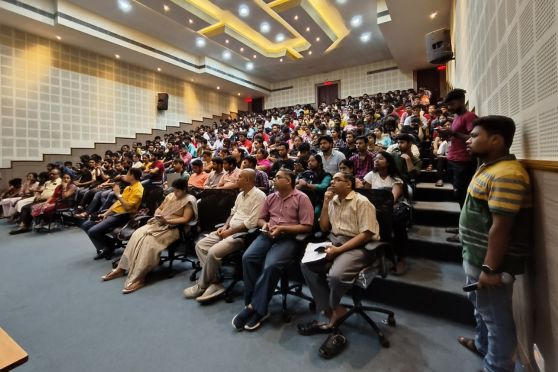 The session was attended by over 300 students accompanied by faculty members, engaging in vibrant discussions on the pivotal role of IP rights in nurturing innovation and academic entrepreneurship.