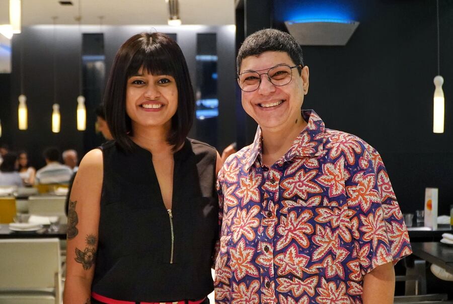 Food connoisseurs and founders of Ammolite Ideators F&B Consultancy, Rukshana A Kapadia and Suneha Saha, congratulated Team Yauatcha for ‘the outstanding food and desserts curated over the last decade.’ The duo picked ‘Crispy Prawn Cheung Fun, Poached Peking Dumpling and the Crispy Aromatic Duck’ as their favourites from the menu
