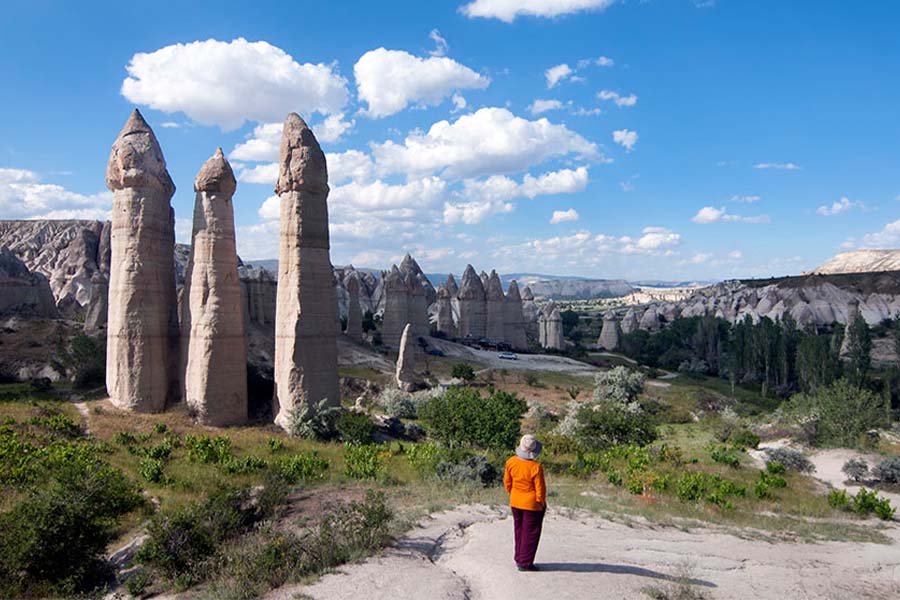 The fairy chimneys of Cappadocia