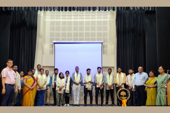 Delegates from TCEL along with the institute faculties after the felicitation.