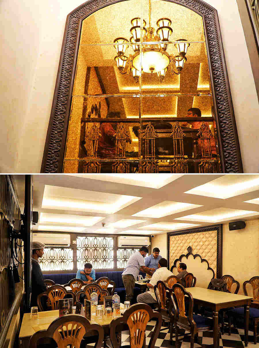 The 42-seater restaurant is spread over two floors. “All our outlets have a standardised operating procedure and menu,” said Shiladitya Chaudhury, ensuring the consistency and quality that diners expect from any Oudh 1590 outlet  