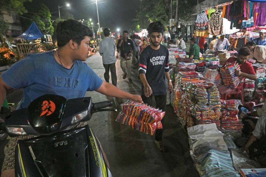 However, the sellers also get flying customers ahead of festivals like Eid and Poila Baishakh